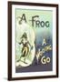 A Frog: A Wooing Go-null-Framed Art Print