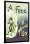 A Frog: A Wooing Go-null-Framed Art Print