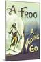 A Frog: A Wooing Go-null-Mounted Art Print