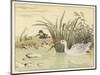 "A Frog He Would A-Wooing Go" 1 of 4-Randolph Caldecott-Mounted Art Print