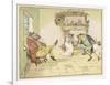 "A Frog He Would A-Wooing Go" 3 of 4-Randolph Caldecott-Framed Art Print