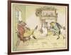 "A Frog He Would A-Wooing Go" 3 of 4-Randolph Caldecott-Framed Art Print