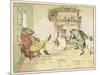 "A Frog He Would A-Wooing Go" 3 of 4-Randolph Caldecott-Mounted Art Print