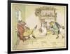 "A Frog He Would A-Wooing Go" 3 of 4-Randolph Caldecott-Framed Art Print