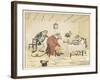 "A Frog He Would A-Wooing Go" 4 of 4-Randolph Caldecott-Framed Art Print