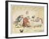 "A Frog He Would A-Wooing Go" 4 of 4-Randolph Caldecott-Framed Art Print