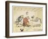 "A Frog He Would A-Wooing Go" 4 of 4-Randolph Caldecott-Framed Art Print