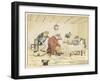 "A Frog He Would A-Wooing Go" 4 of 4-Randolph Caldecott-Framed Art Print