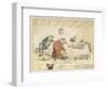 "A Frog He Would A-Wooing Go" 4 of 4-Randolph Caldecott-Framed Art Print