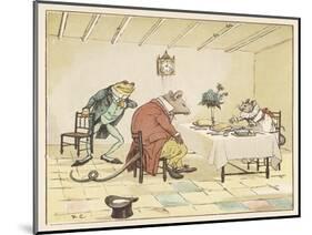 "A Frog He Would A-Wooing Go" 4 of 4-Randolph Caldecott-Mounted Art Print