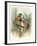 A Frog He Would a Wooing Go, Children's Book Illustration-null-Framed Giclee Print