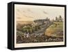 A Front View of the Farm of La Haye Sainte-James Rouse-Framed Stretched Canvas