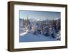 A Frosty and Sun Day Is in Mountains-Leonid Tit-Framed Photographic Print