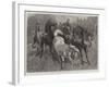 A Frosty Morning, Cavalry Horses at Exercise-John Charlton-Framed Giclee Print