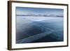 A Frozen Lake, So Clear its Possible to See Through the Ice, Near Absiko, Sweden-David Clapp-Framed Photographic Print