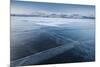 A Frozen Lake, So Clear its Possible to See Through the Ice, Near Absiko, Sweden-David Clapp-Mounted Photographic Print