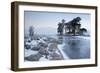 A Frozen Loch Tull at the Start of a New Day-Stephen Taylor-Framed Photographic Print