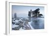 A Frozen Loch Tull at the Start of a New Day-Stephen Taylor-Framed Photographic Print