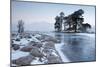 A Frozen Loch Tull at the Start of a New Day-Stephen Taylor-Mounted Photographic Print