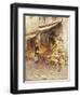 A Fruit Stall at the Base of the Campanile, San Giovanni Elemosinario, Near the rialto, Venice-Helen Allingham-Framed Giclee Print