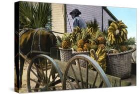 A Fruit Trader, Taboga Island, Panama, Early 20th Century-null-Stretched Canvas