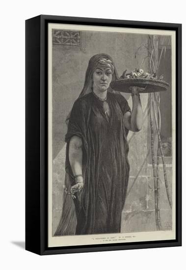 A Fruit-Woman of Cairo-Frederick Goodall-Framed Stretched Canvas