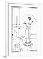 A Full and True Account of Wonderful Mission of Earl Lavender, which Lasted One Night and One Day-Aubrey Beardsley-Framed Giclee Print