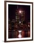 A Full Moon Rises Between New York's Twin Towers for the Second Time This Month-null-Framed Photographic Print