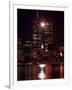 A Full Moon Rises Between New York's Twin Towers for the Second Time This Month-null-Framed Photographic Print