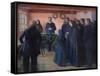 A Funeral, 1891-Anna Ancher-Framed Stretched Canvas