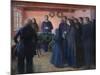 A Funeral, 1891-Anna Ancher-Mounted Giclee Print