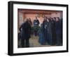 A Funeral, 1891-Anna Ancher-Framed Giclee Print