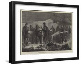 A Funeral in the Arctic Regions During the Night of Winter-Johann Nepomuk Schonberg-Framed Giclee Print