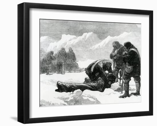 A Funeral in the Ice-null-Framed Giclee Print