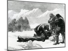 A Funeral in the Ice-null-Mounted Giclee Print