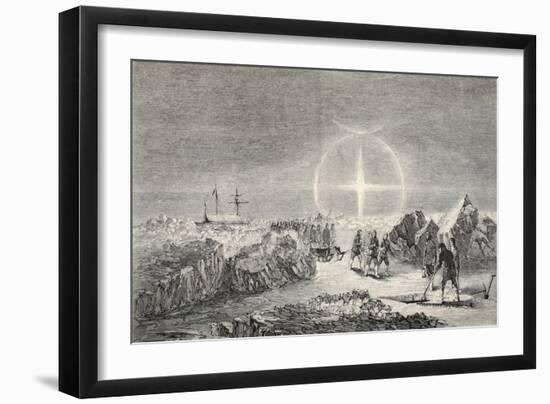 A Funeral on the Ice, the Effect of Paraselena-Walter William May-Framed Giclee Print