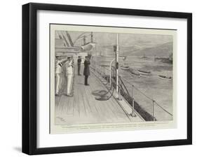 A Funeral Procession at Sea, an Incident During the Naval Manoeuvres-Joseph Nash-Framed Giclee Print