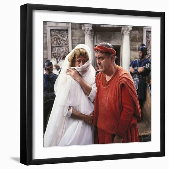 A Funny Thing Happened On The Way To The Forum, Jack Gilford, Zero Mostel, 1966-null-Framed Photo