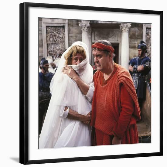 A Funny Thing Happened On The Way To The Forum, Jack Gilford, Zero Mostel, 1966-null-Framed Photo