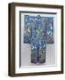 A Furisode of Sky Blue Silk Satin Embroidered in Coloured Silks and Couched Gilt Threads with…-null-Framed Giclee Print