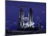 A Futuristic Space Shuttle Awaits Launch-Stocktrek Images-Mounted Photographic Print