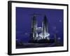 A Futuristic Space Shuttle Awaits Launch-Stocktrek Images-Framed Photographic Print