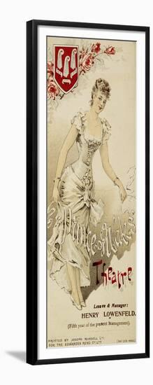 A Gaiety Girl-null-Framed Giclee Print