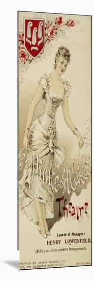 A Gaiety Girl-null-Mounted Giclee Print