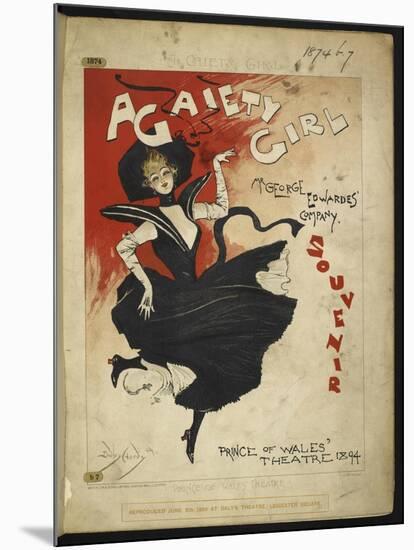 A Gaiety Girl-Dudley Hardy-Mounted Giclee Print