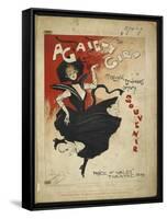 A Gaiety Girl-Dudley Hardy-Framed Stretched Canvas