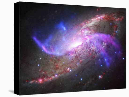 A Galactic Light Show in Spiral Galaxy Ngc 4258-null-Stretched Canvas