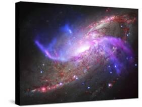 A Galactic Light Show in Spiral Galaxy Ngc 4258-null-Stretched Canvas