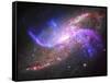 A Galactic Light Show in Spiral Galaxy Ngc 4258-null-Framed Stretched Canvas