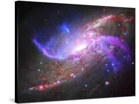 A Galactic Light Show in Spiral Galaxy Ngc 4258-null-Stretched Canvas